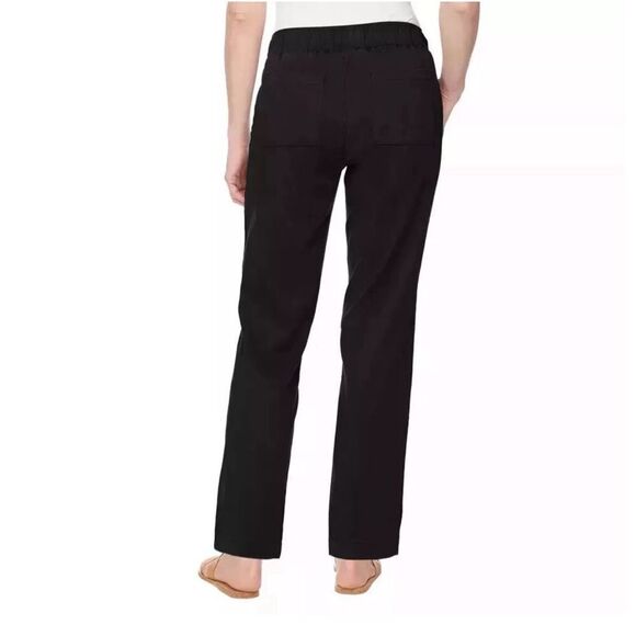 NWT BUFFALO DAVID BITTON Soft Tencel Pull-On Pants Women’s Size XXL Black Travel - Picture 5 of 8